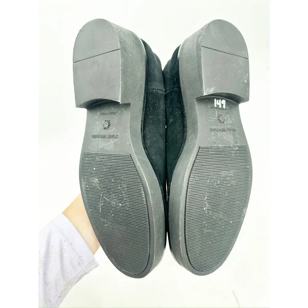 Stuart Weitzman Henley Black Suede Chelsea Boots Women‎ Size 5B EXCELLENT